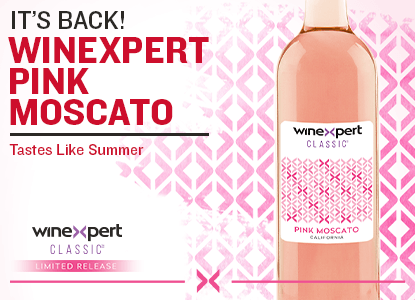 It's Back. Winexpert Pink Moscato. Tastes Like Summer!