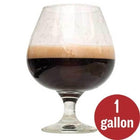 Bourbon Barrel Porter homebrew in a glass with 