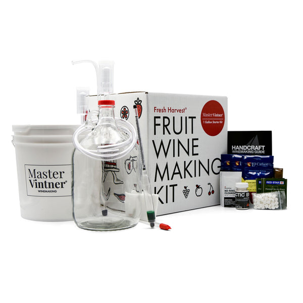 Master Vintner® Fresh Harvest® 1 Gallon Fruit Wine Making Kit – Midwest  Supplies
