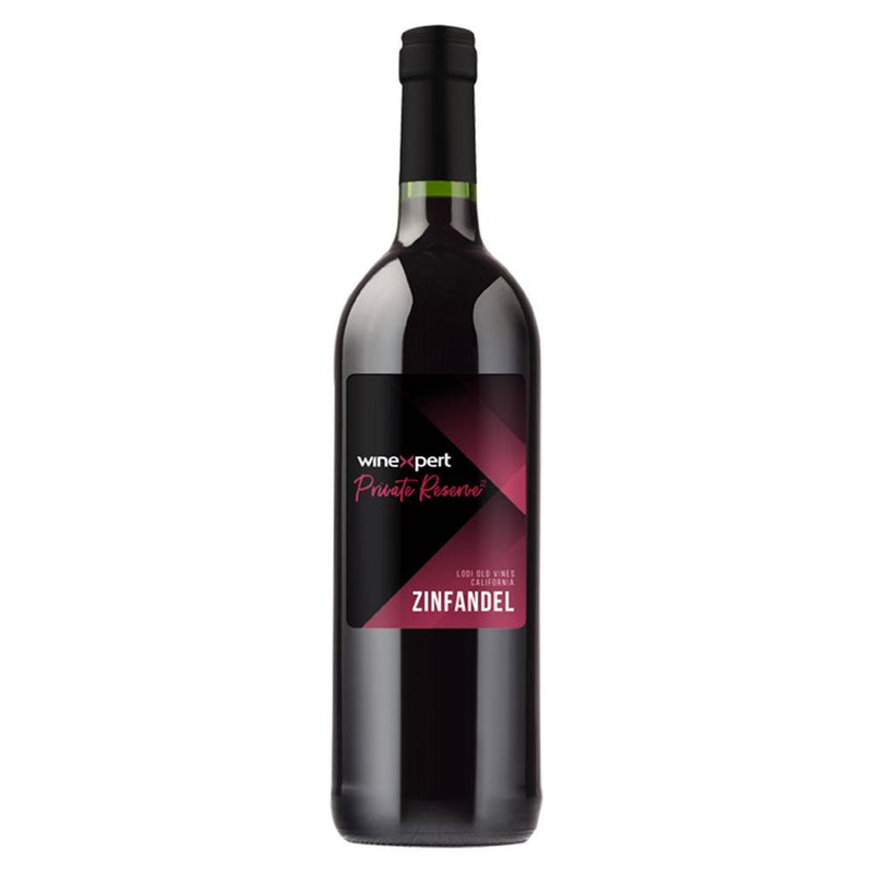 Lodi Old Vine Zinfandel with Grape Skins Wine bottle