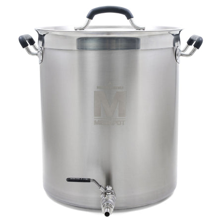 10 Gallon stainless steel megapot Brew Kettle with a built-in valve