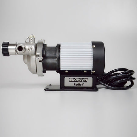 Profile-view of the Blichmann RipTide™ Brewing Pump