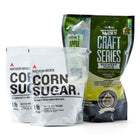 Hard cider recipe pouch and two bags of corn sugar