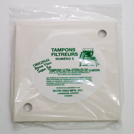 Number 3 super jet filters in their bag