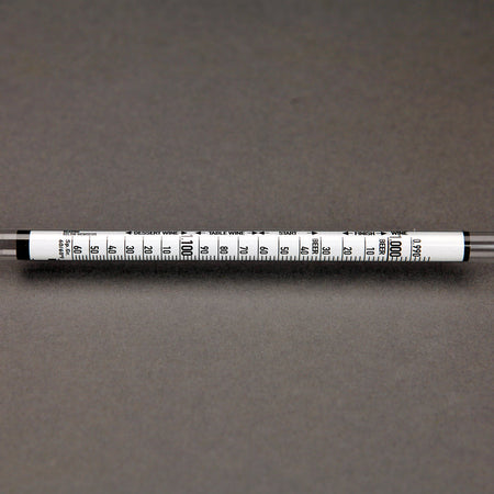 The precision range of the hydrometer