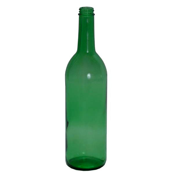 750 ml Green Glass Claret Bottle