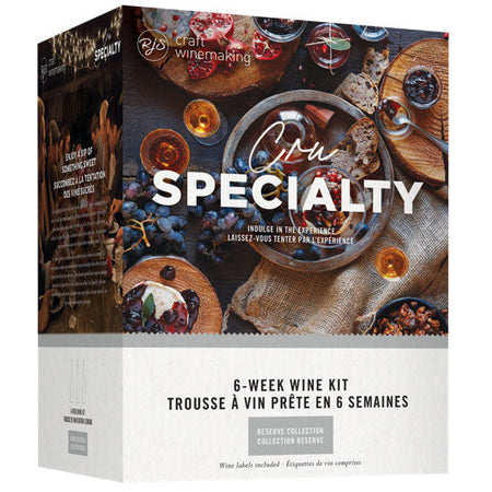 Raspberry Mocha Dessert Wine Kit - RJS Cru Specialty Limited Release box