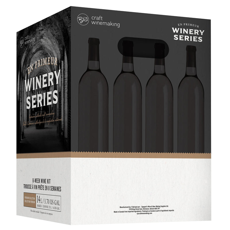 Australian Cabernet Sauvignon Wine Kit - RJS En Primeur Winery Series box right side 