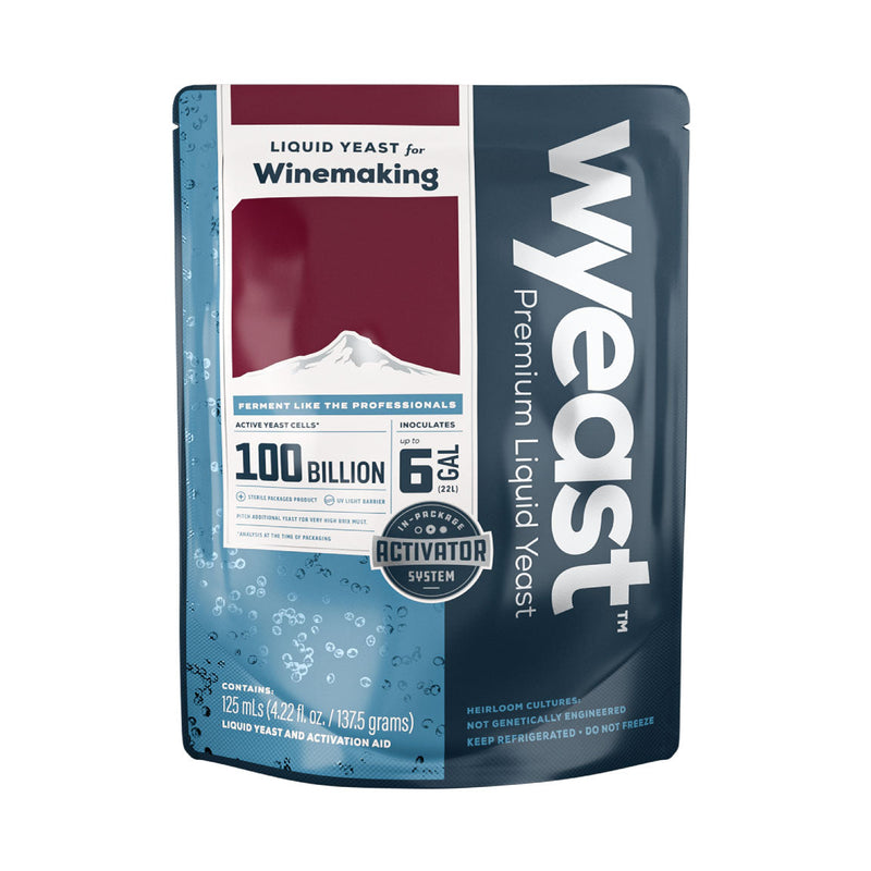 Wyeast 4946 Bold Red Wine High Alcohol Yeast pouch
