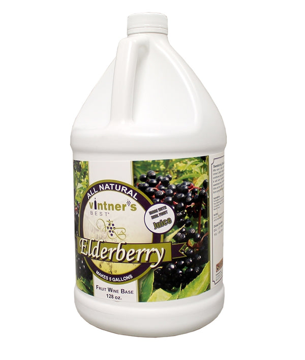 128-ounce jug of Vintner's Best® Elderberry Fruit Wine Base
