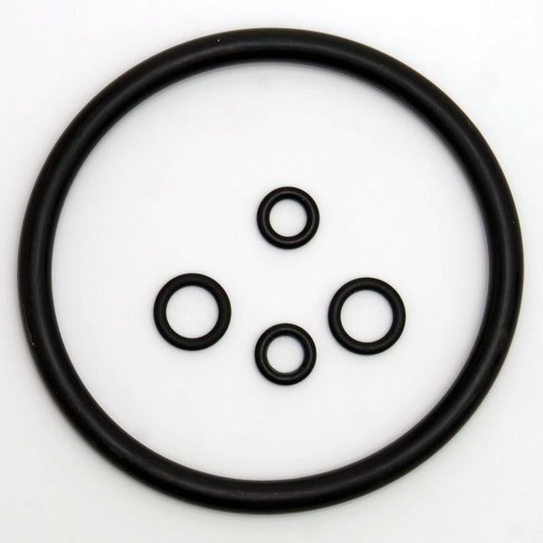 The Keg Seal O-Ring replacement kit, made up of five differently-sized O-rings