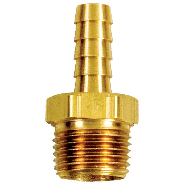 1/2-inch npt to 3/8-inch barbed connection
