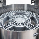 Close-up of the gas spouts