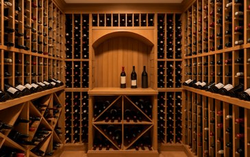 Image of a wine cellar for Does Wine Need to Age blog article