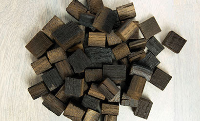 Oak Chips, Cubes, and Spirals