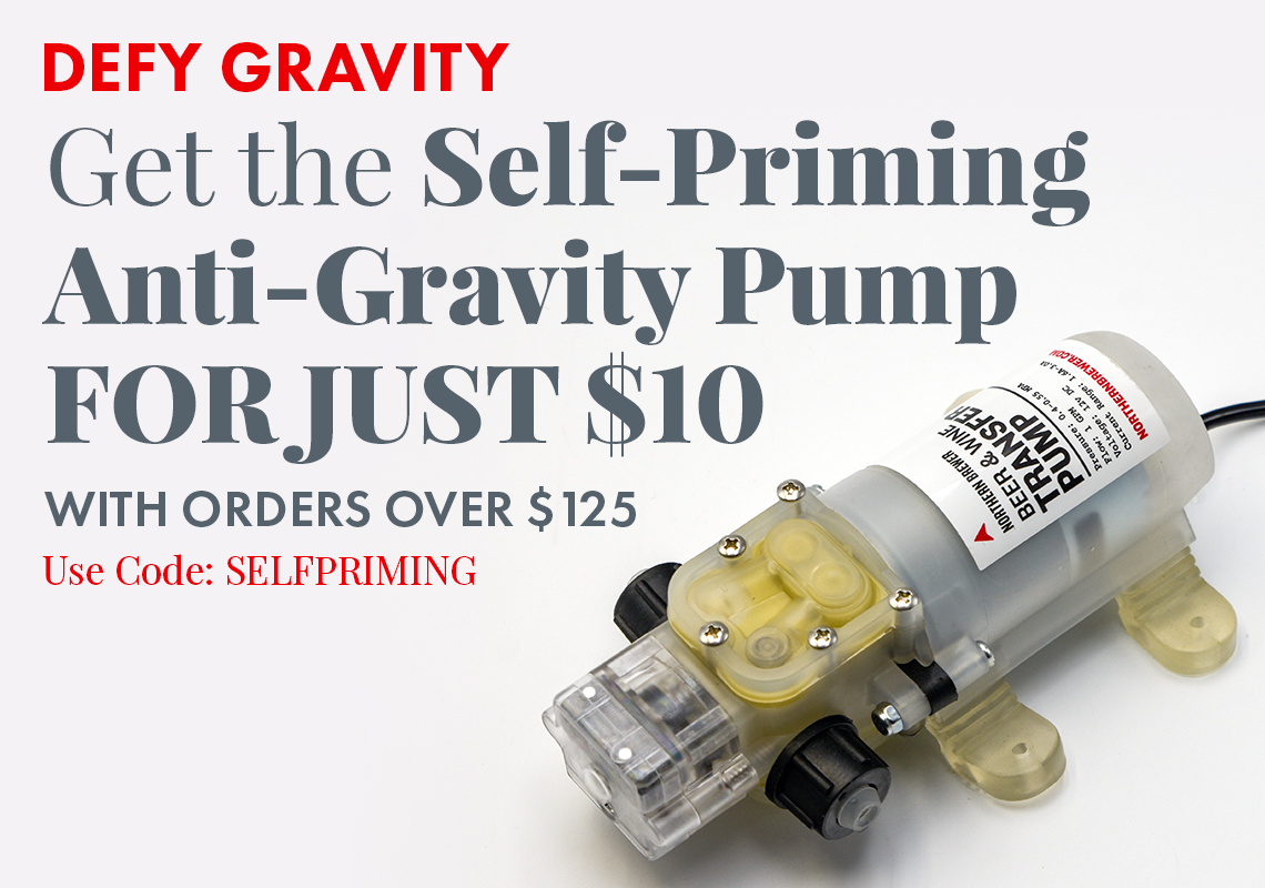 Get the Self-priming Anti-Gravity Pump for just $10 with orders over $125.  Use code: SELFPRIMING