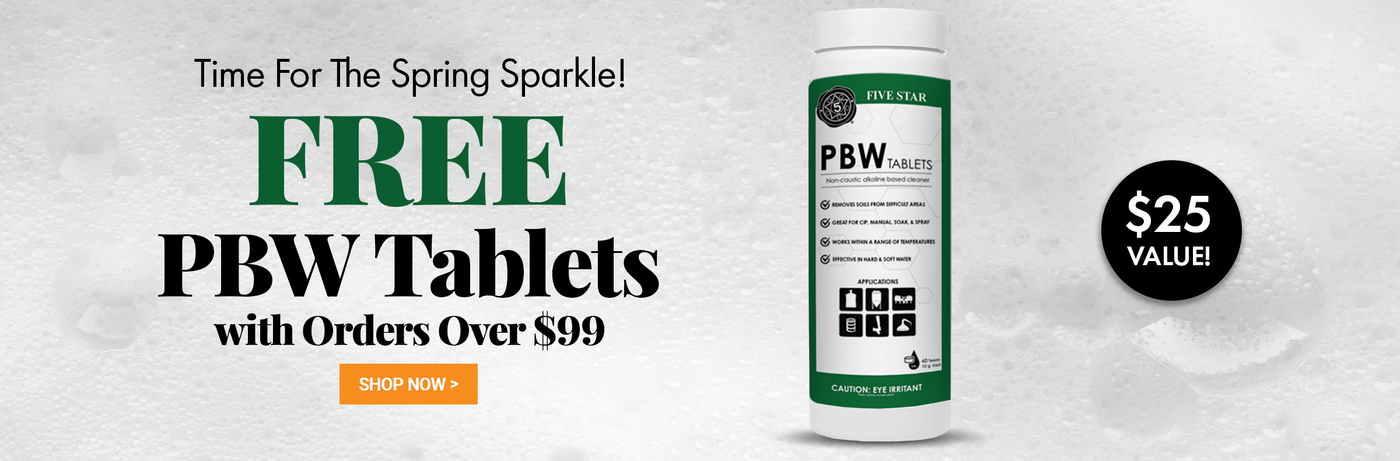 Time For The Spring Sparkle!  Free PBW Tablets with orders over $99