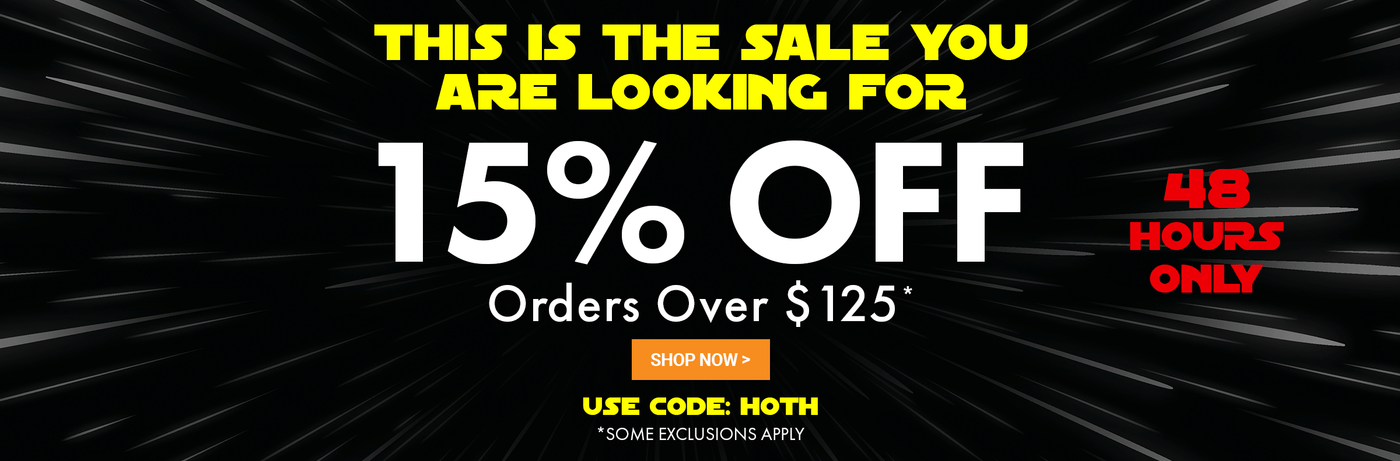 This is the Sale you are Looking for. 15% Off Orders Over $125. Use Code: HOTH *Some exclusions apply.