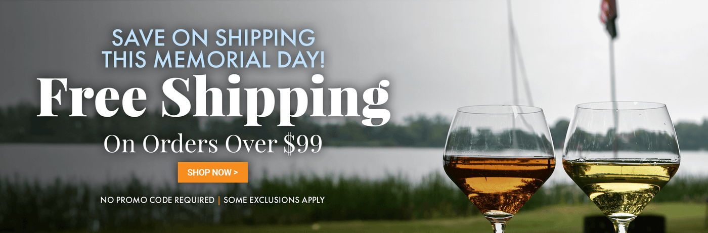 Save on Shipping this Memorial Day! FREE Shipping On Orders Over $99. No promo code required