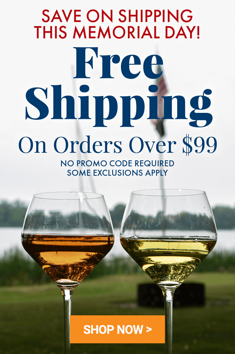 Save on Shipping this Memorial Day! FREE Shipping On Orders Over $99. No promo code required