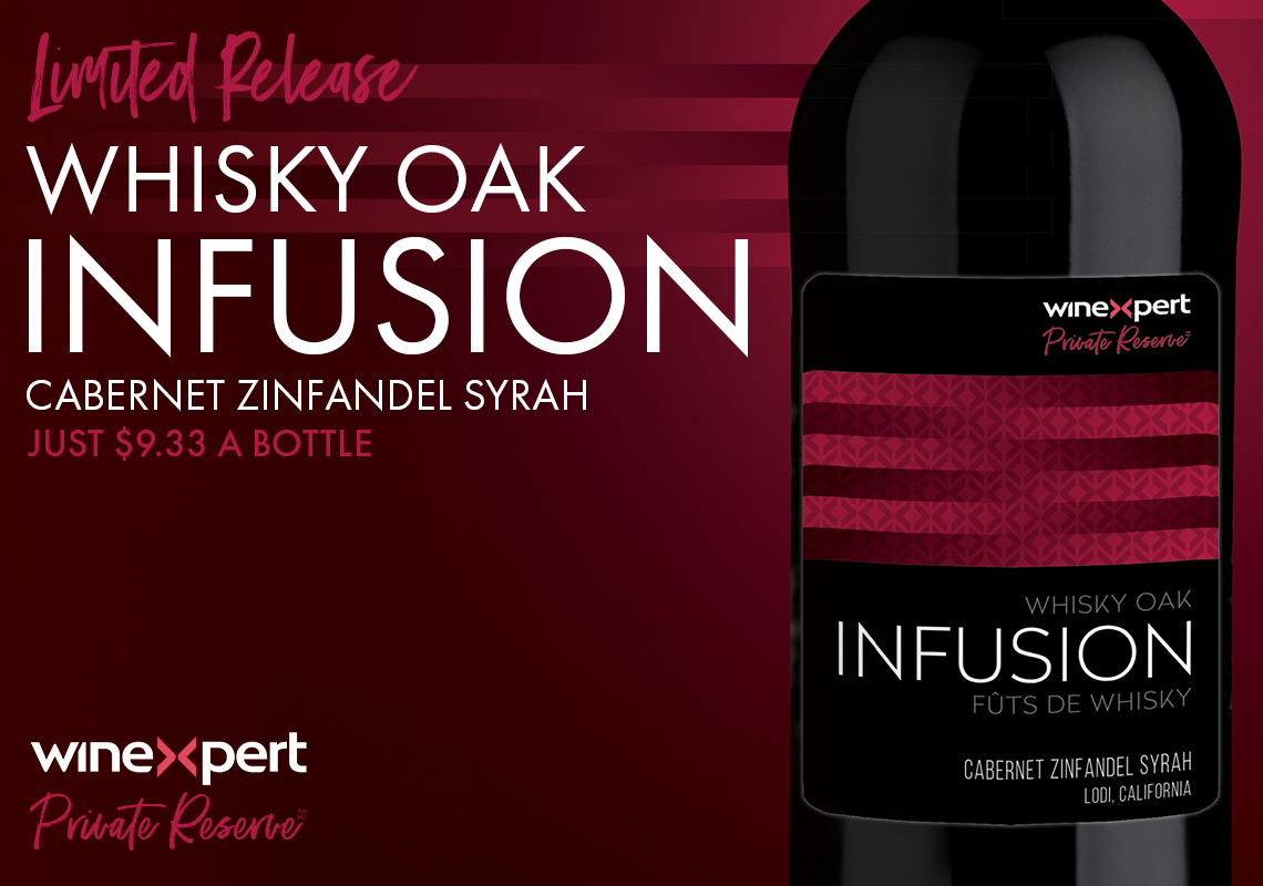 Whisky Infusion Red Wine Recipe Kit - Winexpert Private Reserve Limited Edition
