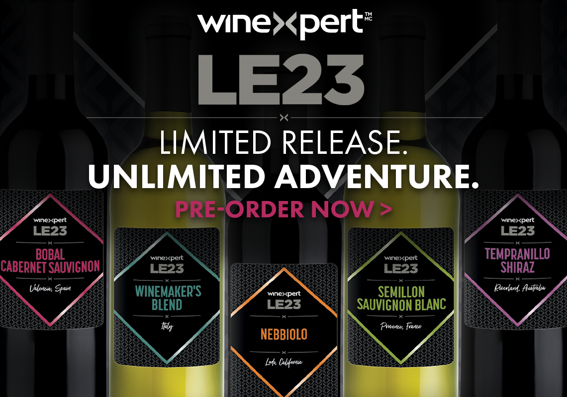 Winexpert LE23 Limited Release. Unlimited Adventure.