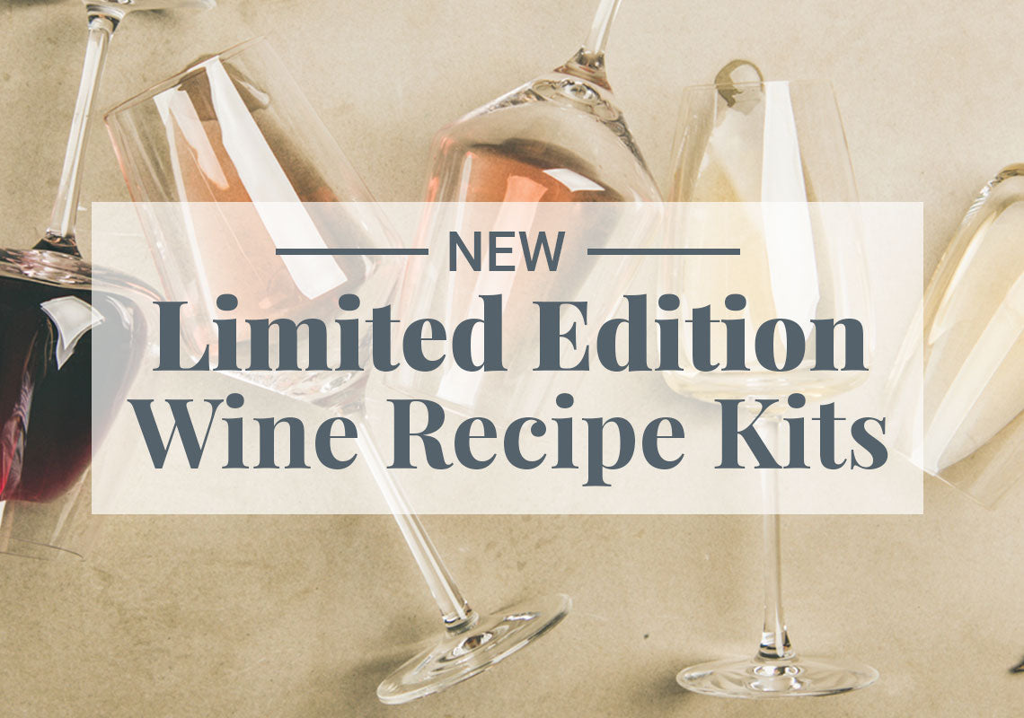 NEW Limited Edition Wine Recipe Kits