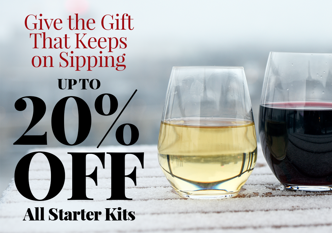 Give the Gift that keeps on Giving. Up to 20% Off All Starter kits.