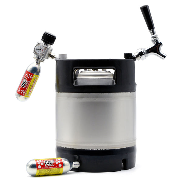 Home Brew Keg System w/ 1.75 Gallon Corny Ball Lock Keg & Mini Regulator
