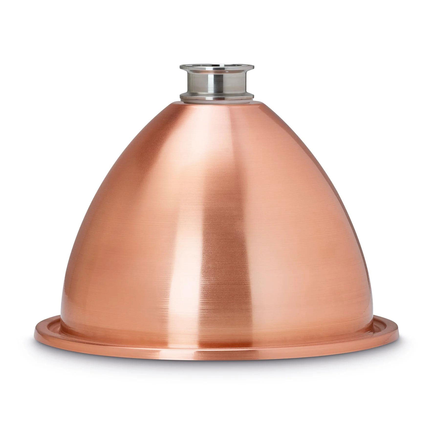 Still Spirits Create plus Copper dome on white background.