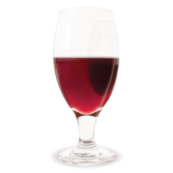blackberry Melomel Mead in a wine glass