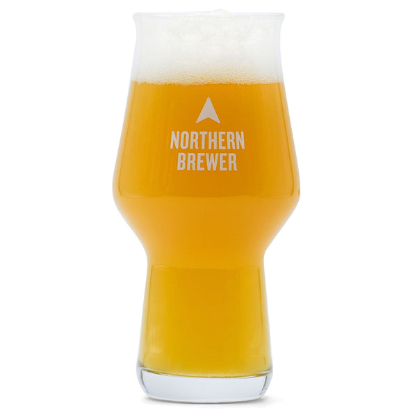 Haze Phazer IPA in a branded Northern Brewer IPA glass,