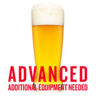Glass of Beekeeper's Saison Beer with overlay text 