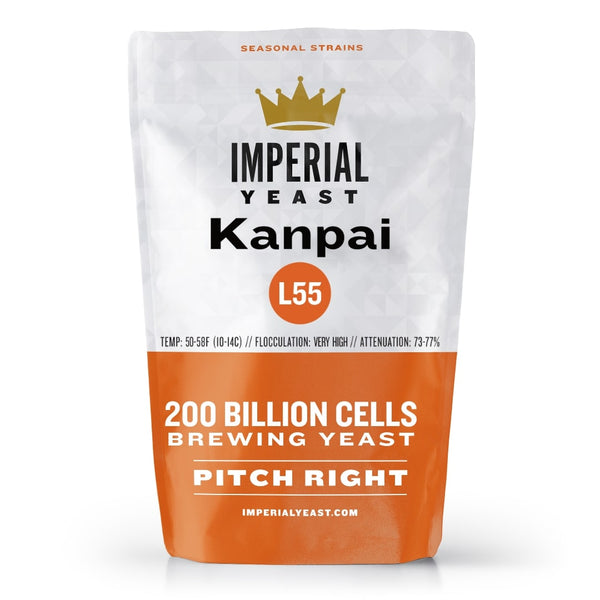 Packet of L55 Kanpai Yeast from Imperial Yeast