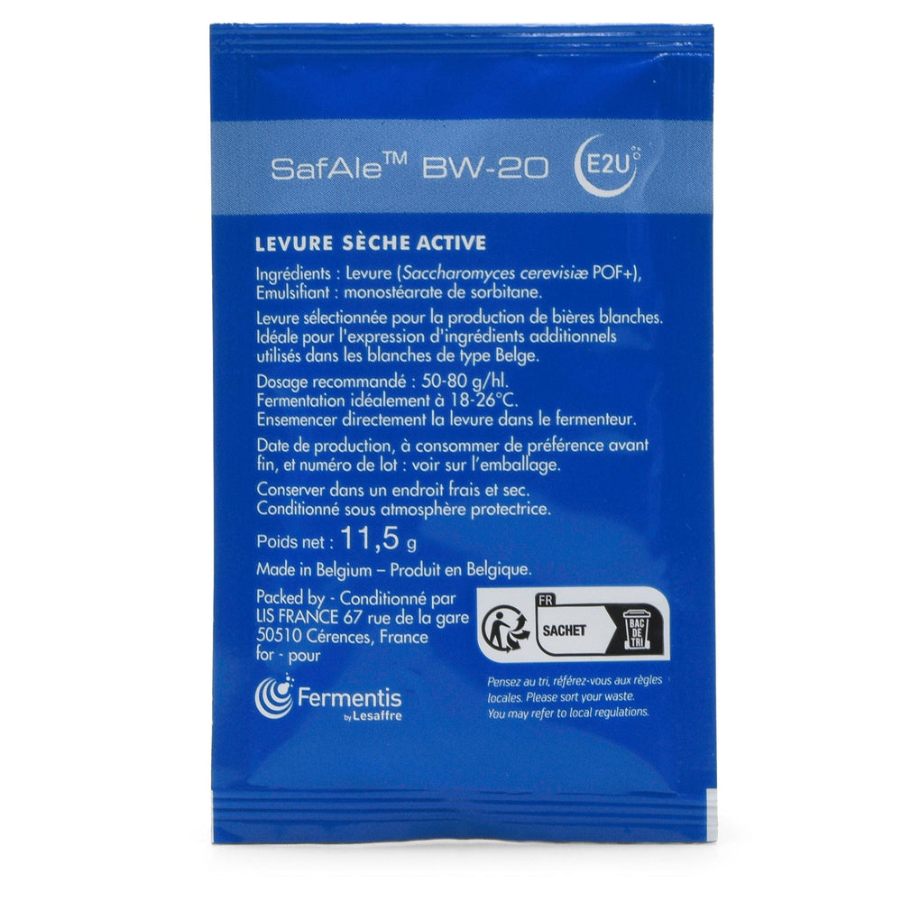 SafAle BW-20 Belgian Wheat Beer Dry Yeast - Fermentis – Midwest 