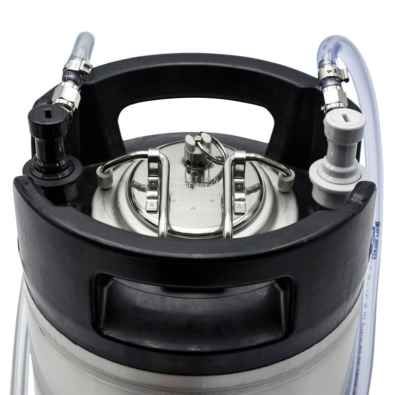 Home Brew Keg System w/ Two Cornelius (Corny) Ball Lock Kegs & Gas Distributor