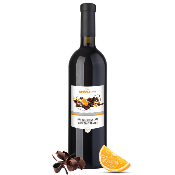 Orange Chocolate Dessert Wine Bottle