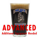 Dry Dock Urca Vanilla Porter Pro Series homebrew in a Dry Dock glass with an All-Grain warning: 