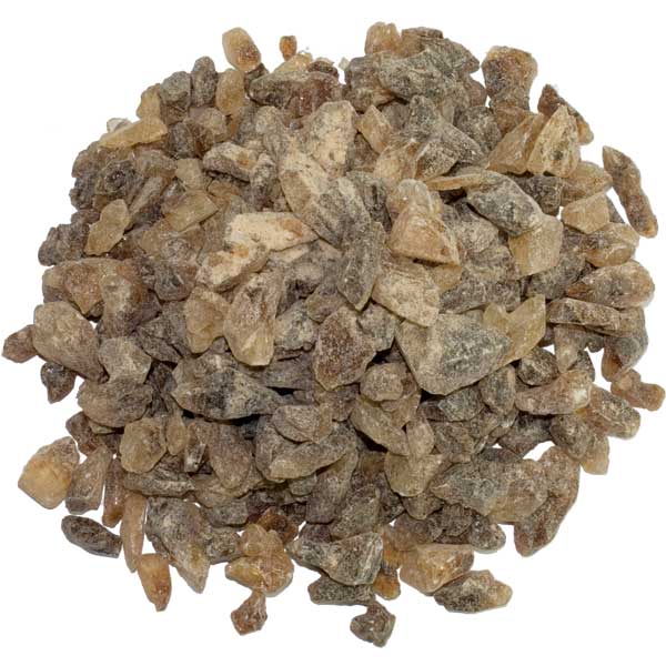 Dark belgian candi sugar in a 1-pound pile