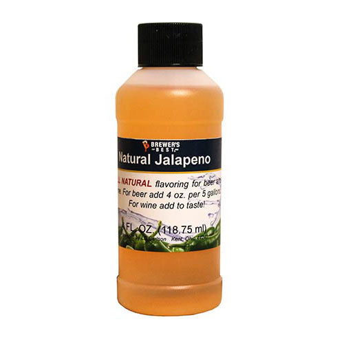 Natural Jalapeno Flavoring Extract 4 oz.