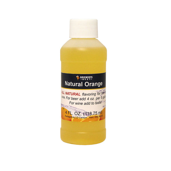 Natural Orange Flavoring Extract 4 oz.