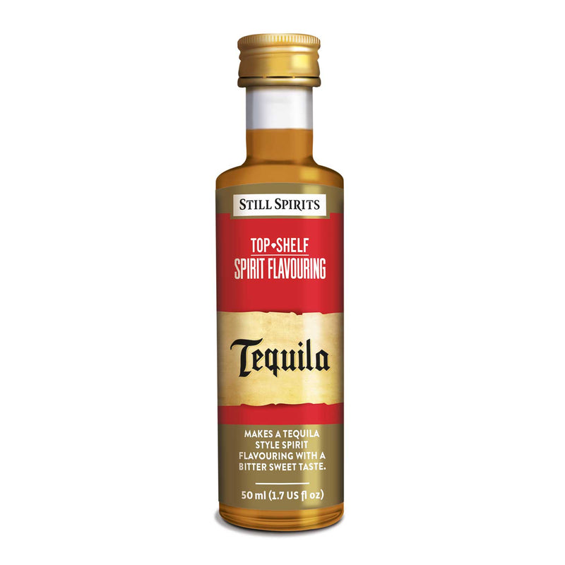 Bottle of Still Spirits Top Shelf Tequila Flavoring.