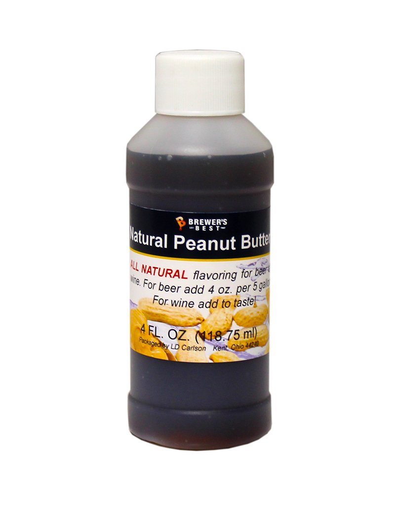 Bottle of Natural Peanut Butter Flavor Extract