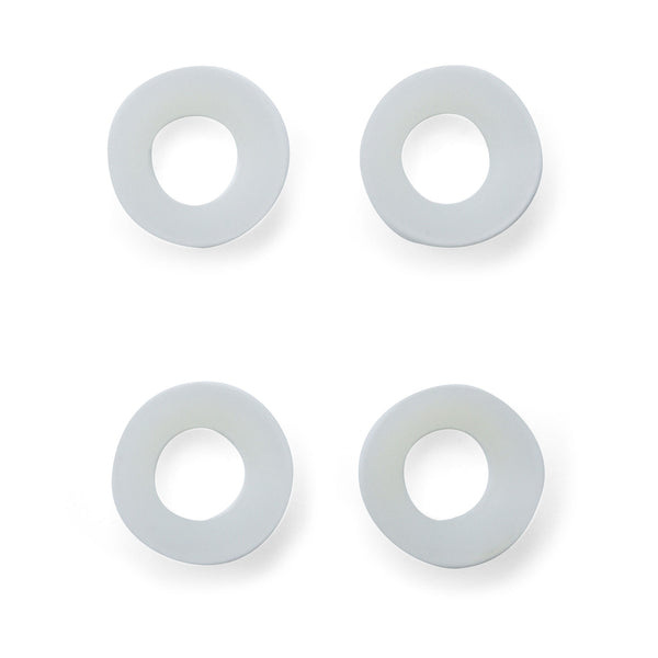 Four swivel nut gaskets