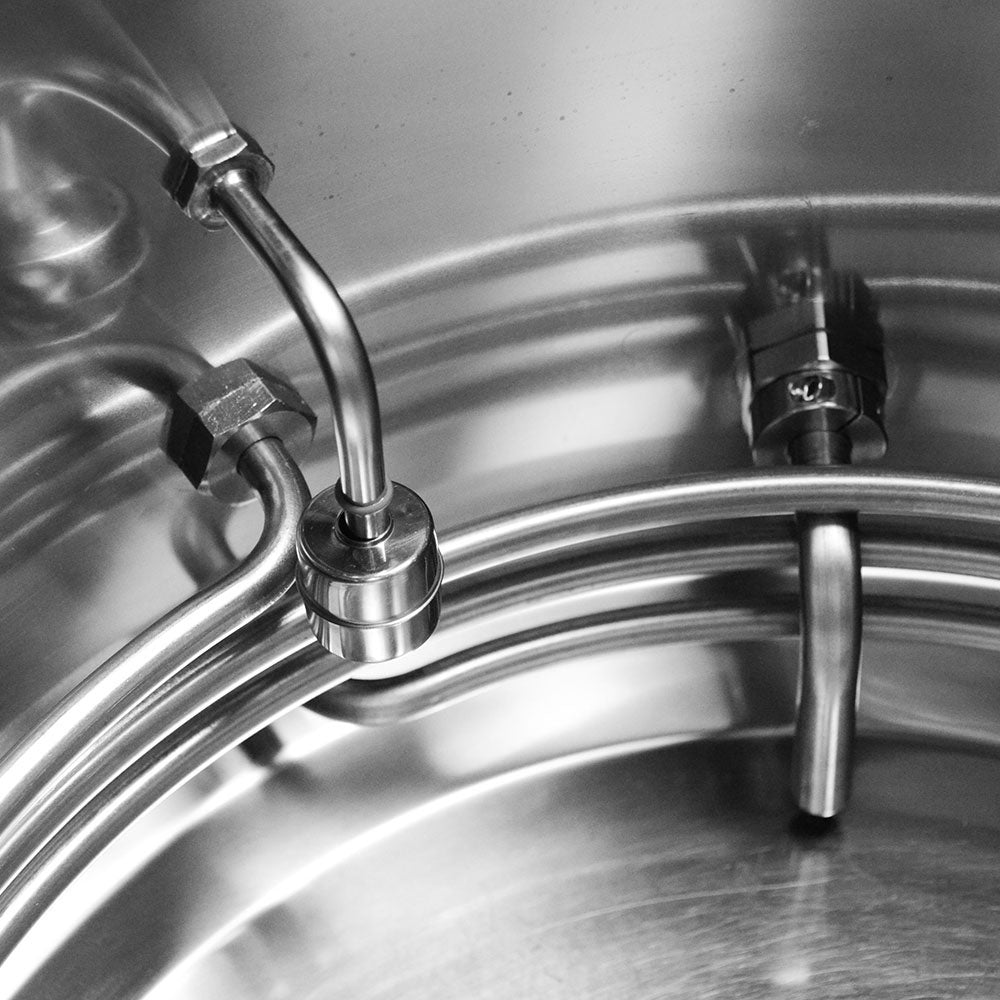 Close up of the Blichmann™ 240V Electric Boilermaker heating coils