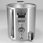 10-gallon Blichmann 120V Electric Boilermaker with a Fahrenheit thermomenter