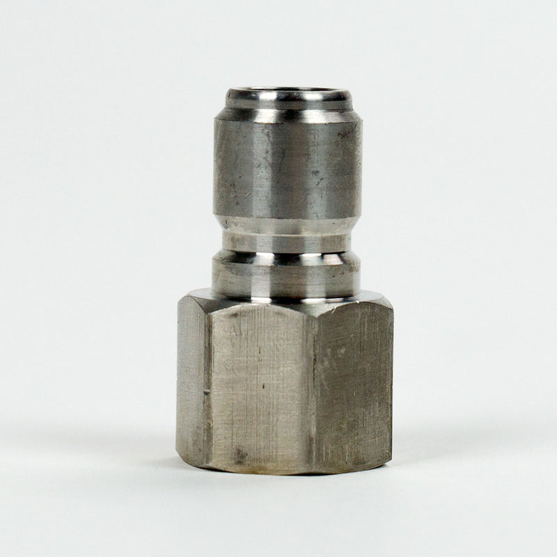 Male Stainless Quick Disconnect to Female 1/2" NPT