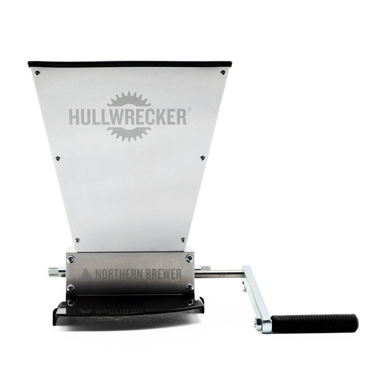 Hullwrecker® 2-roller Grain Mill with Base fully assembled