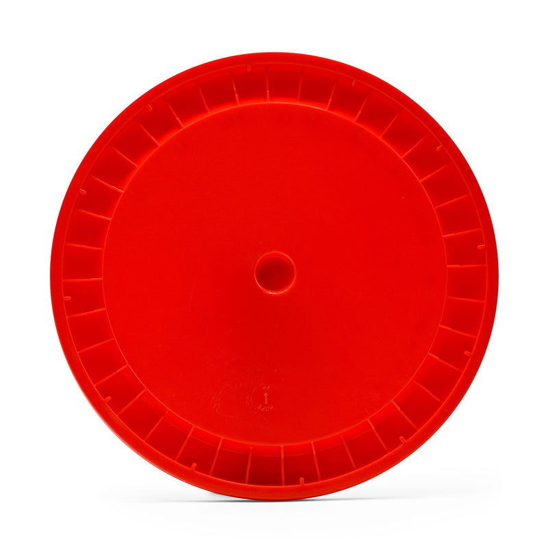 Solid Red Plastic Lid for 6.5 Gallon Fermenters