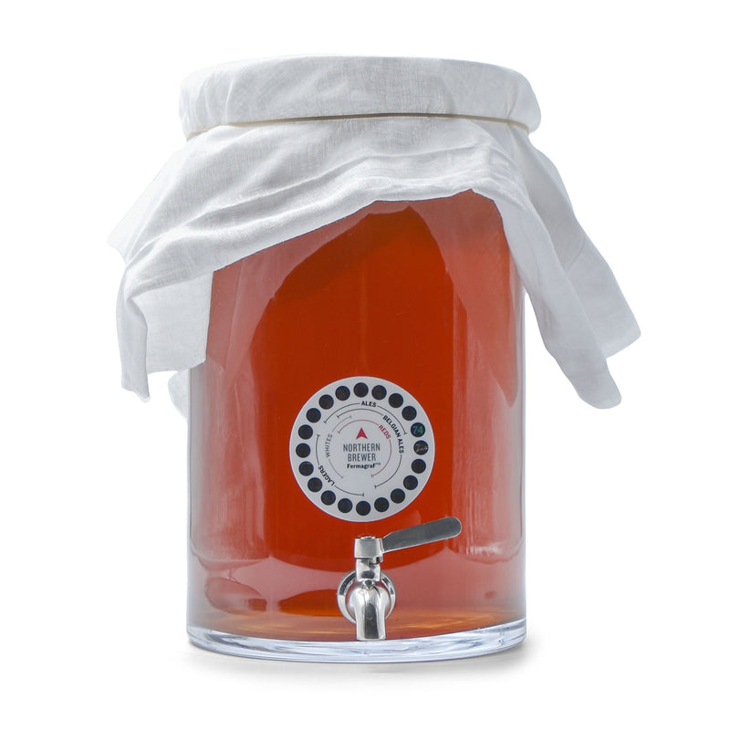 Fermenting Vessel with Kombucha